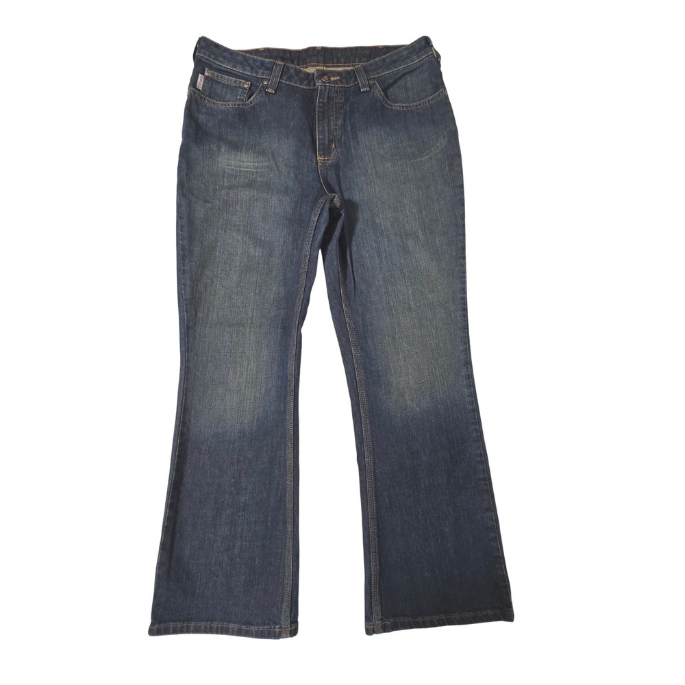 Carhartt Womens Bootcut Jeans Traditional Fit Size 24 x 28 Trade Barn Work‎